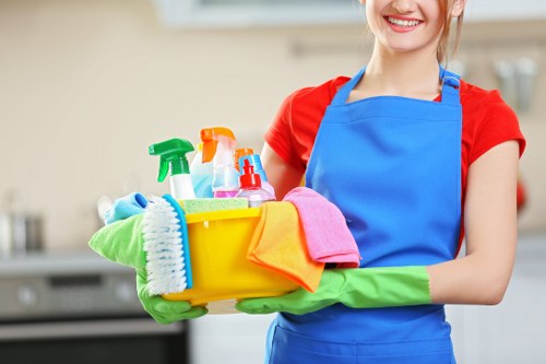 After builders cleaning in Earlscourt for a renovated residential property