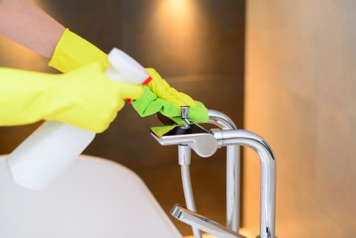 Curtain cleaning service for an Earlscourt home interior