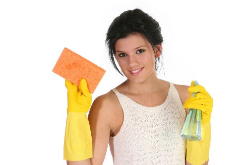 Façade cleaning preparation on a residential street in Earlscourt