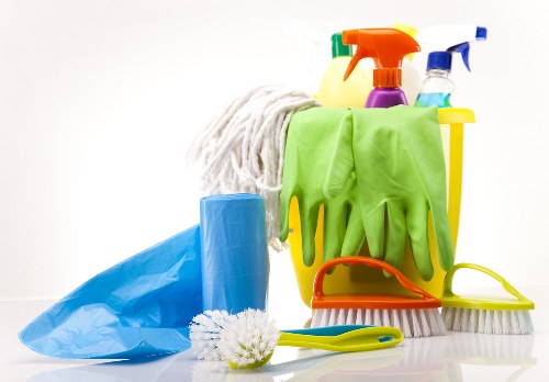 Local cleaning team working on a refurbished property in Earlscourt