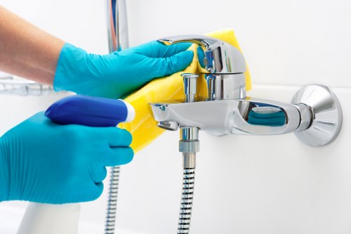 Kitchen and bathroom deep cleaning details in Earlscourt property
