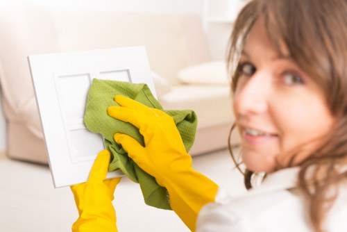 Local carpet cleaners treating high-traffic office flooring in Earlscourt